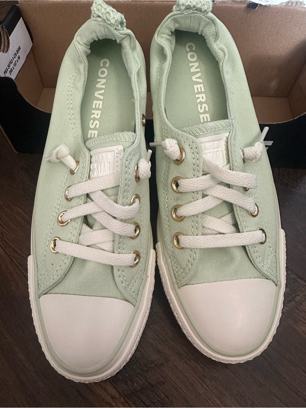 Converse Low Top Sneakers in Mint - Picture 5 of 8